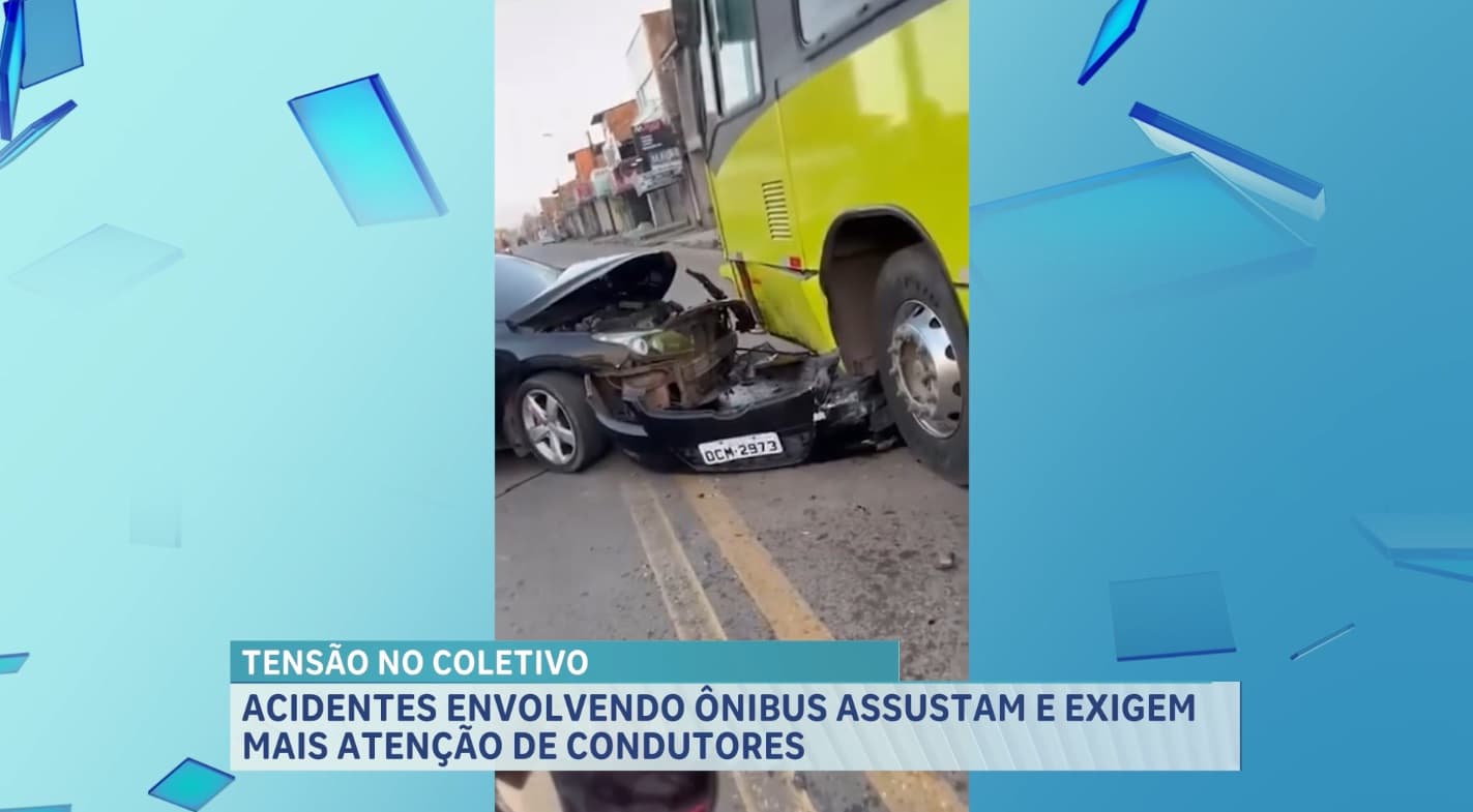Frequência de casos de acidentes envolvendo ônibus tem preocupado usuários