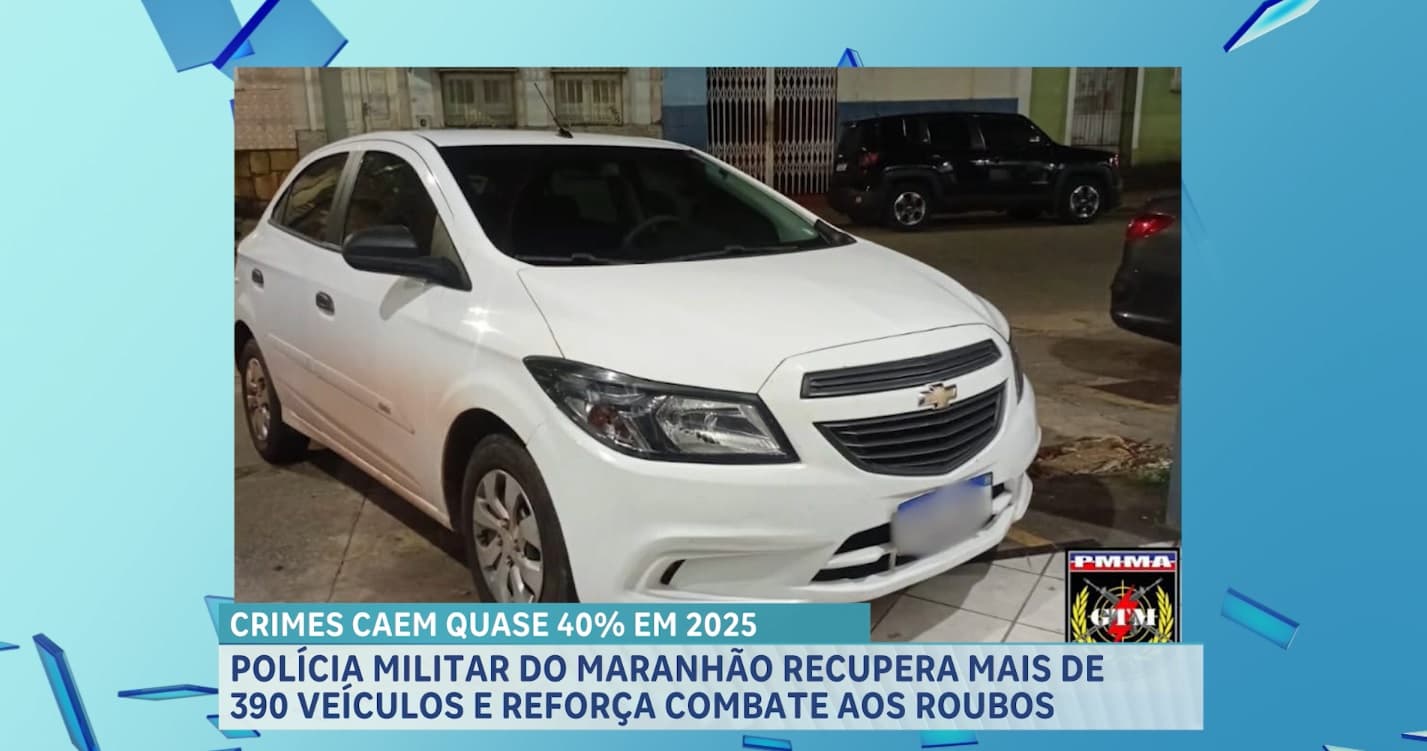Roubo de veículos cai quase 40% na Grande Ilha m 2025