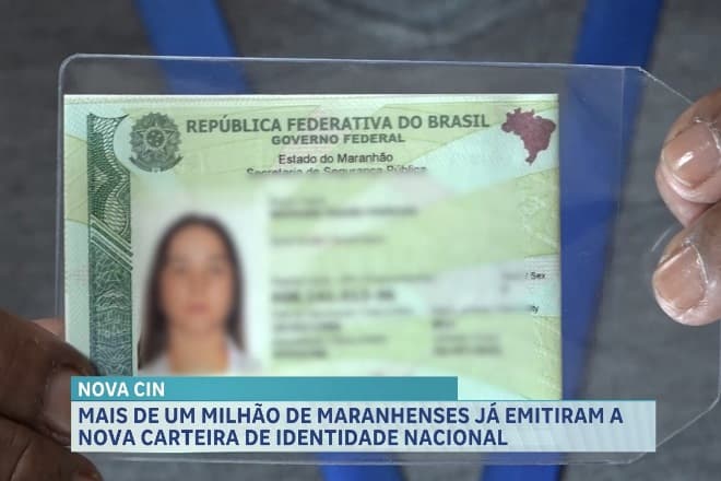 Maranhão emite mais de 1,1 milhão de Carteiras de Identidade Nacional até julho de 2025