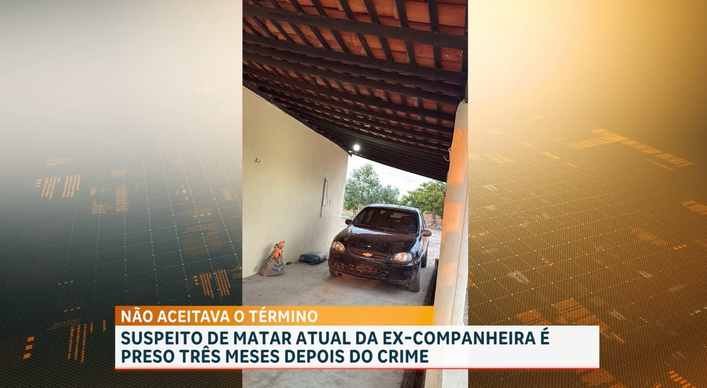 Suspeito de matar atual companheiro da ex-companheira é preso três meses após o crime