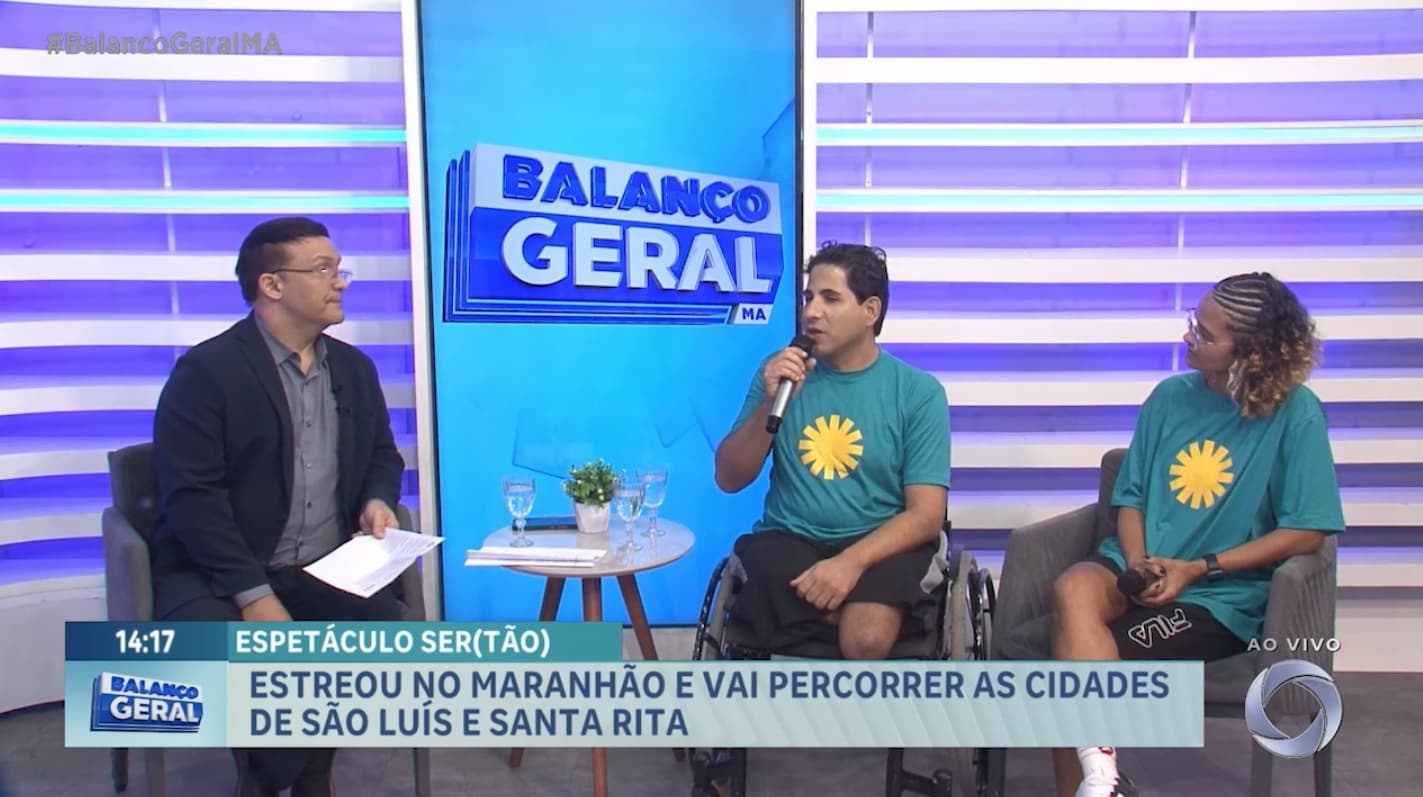 Espetáculo Ser(tão) será exibido até amanhã (15) no teatro João do Vale, em São Luís