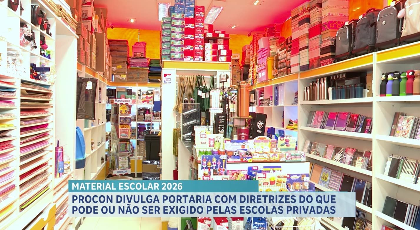PROCON divulga portaria com diretrizes de materiais que podem ser exigidos por escolas privadas