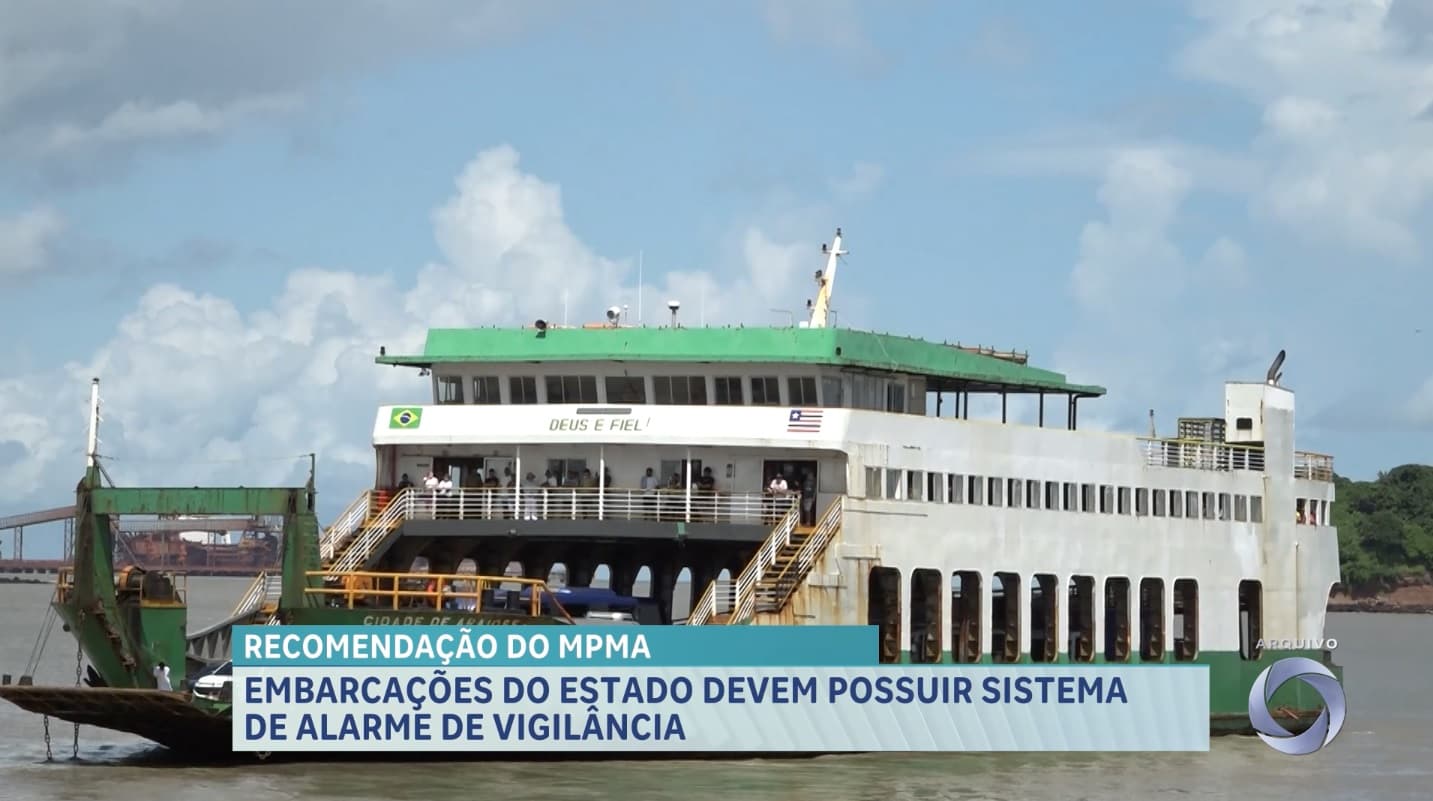MPMA recomenda que embarcações do estado devem ter sistema de alarme de vigilância