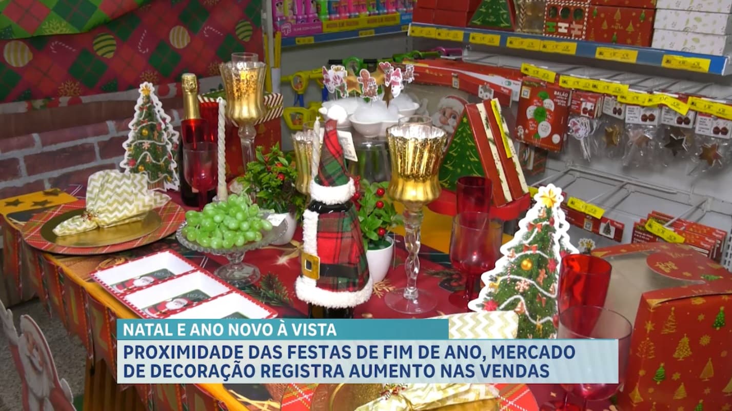 Festas de fim de ano movimenta o mercado e registra aumento nas vendas
