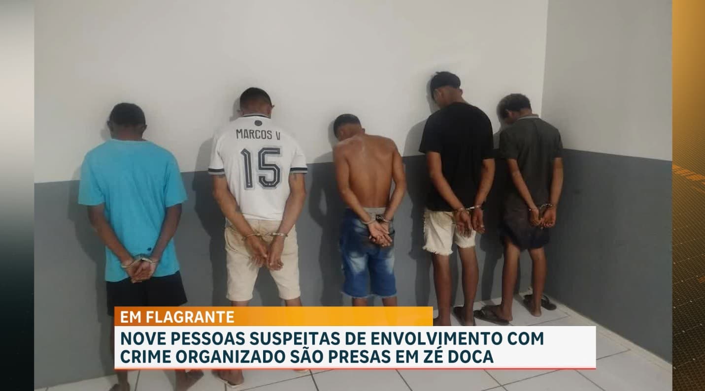 Polícia desarticula grupo criminoso e prende nove suspeitos em Zé Doca