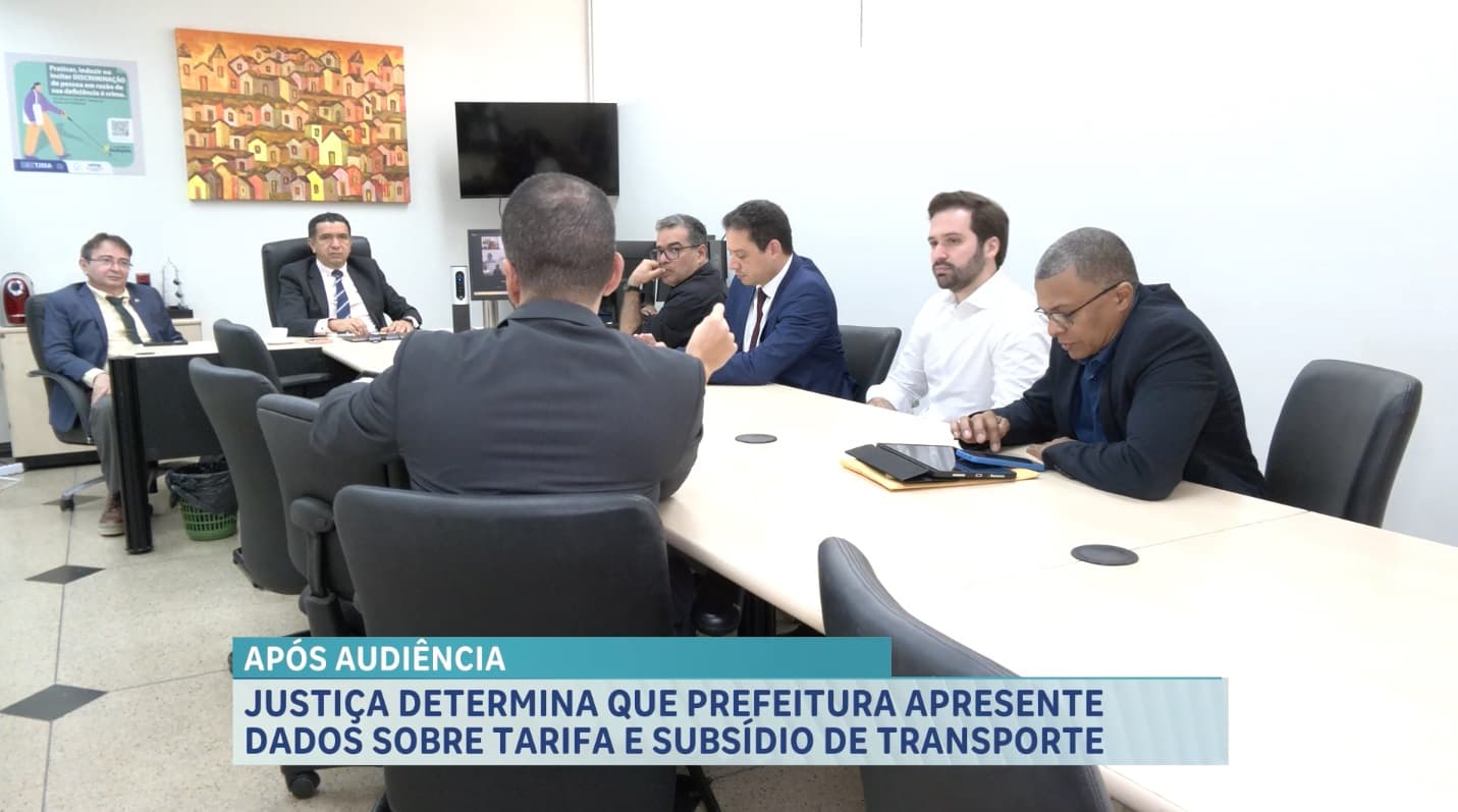 Justiça determina apresentação de dados sobre tarifa e subsídio de transporte pela Prefeitura
