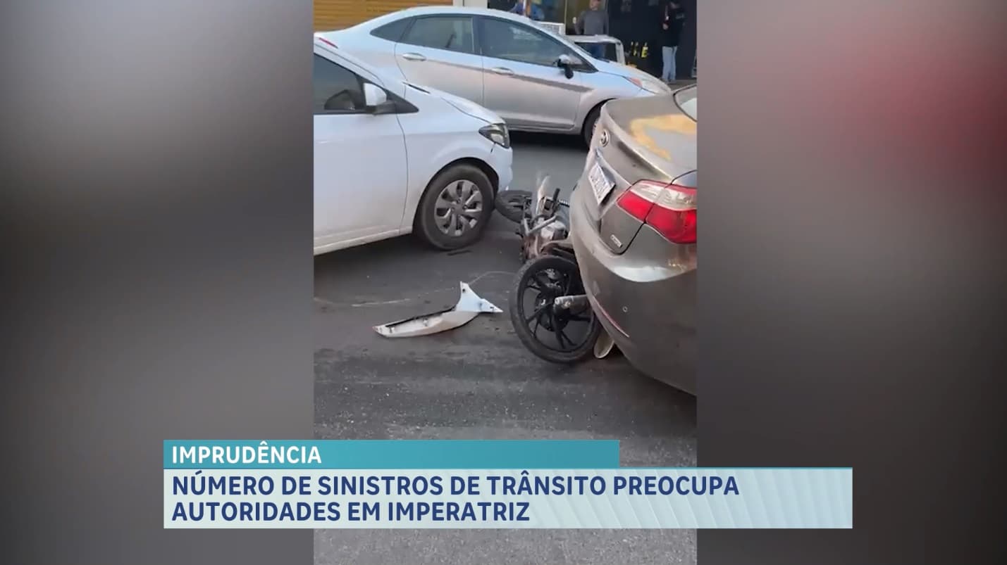 Quantidade  de acidentes de trânsito em Imperatriz preocupa autoridades