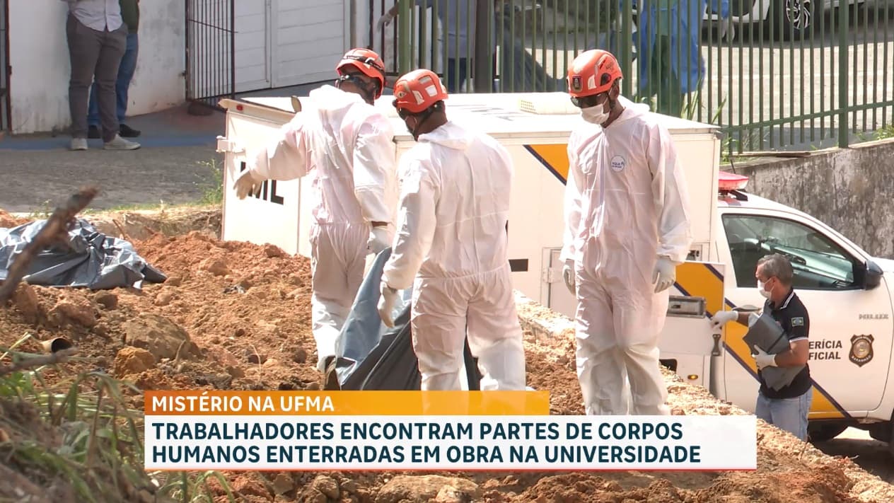 Partes de corpos são localizadas durante serviço de manutenção no Campus da UFMA