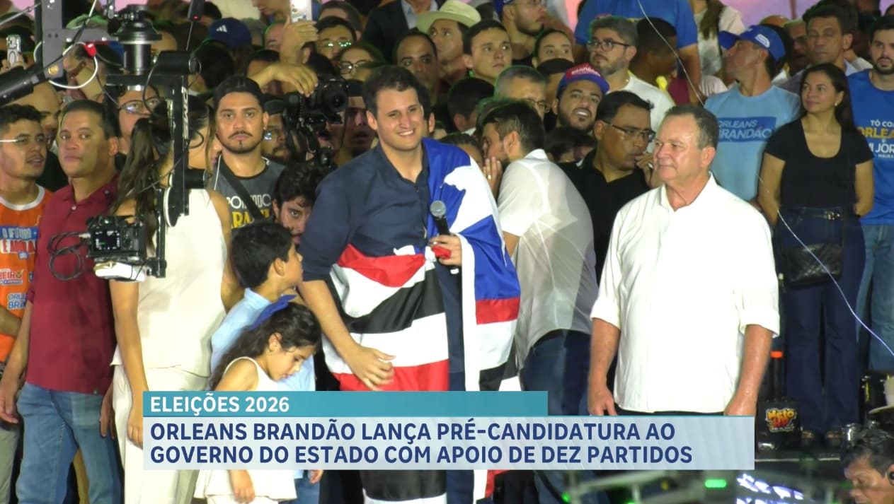 Orleans Brandão lança pré-candidatura ao Governo do Maranhão com apoio de dez partidos