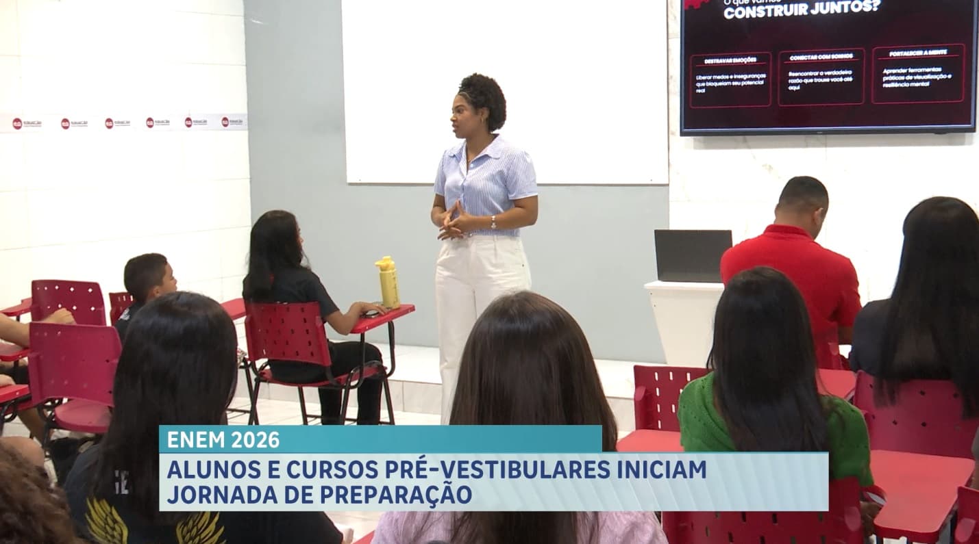Enem 2026: Estudantes retomam a rotina de estudos para preparação do exame