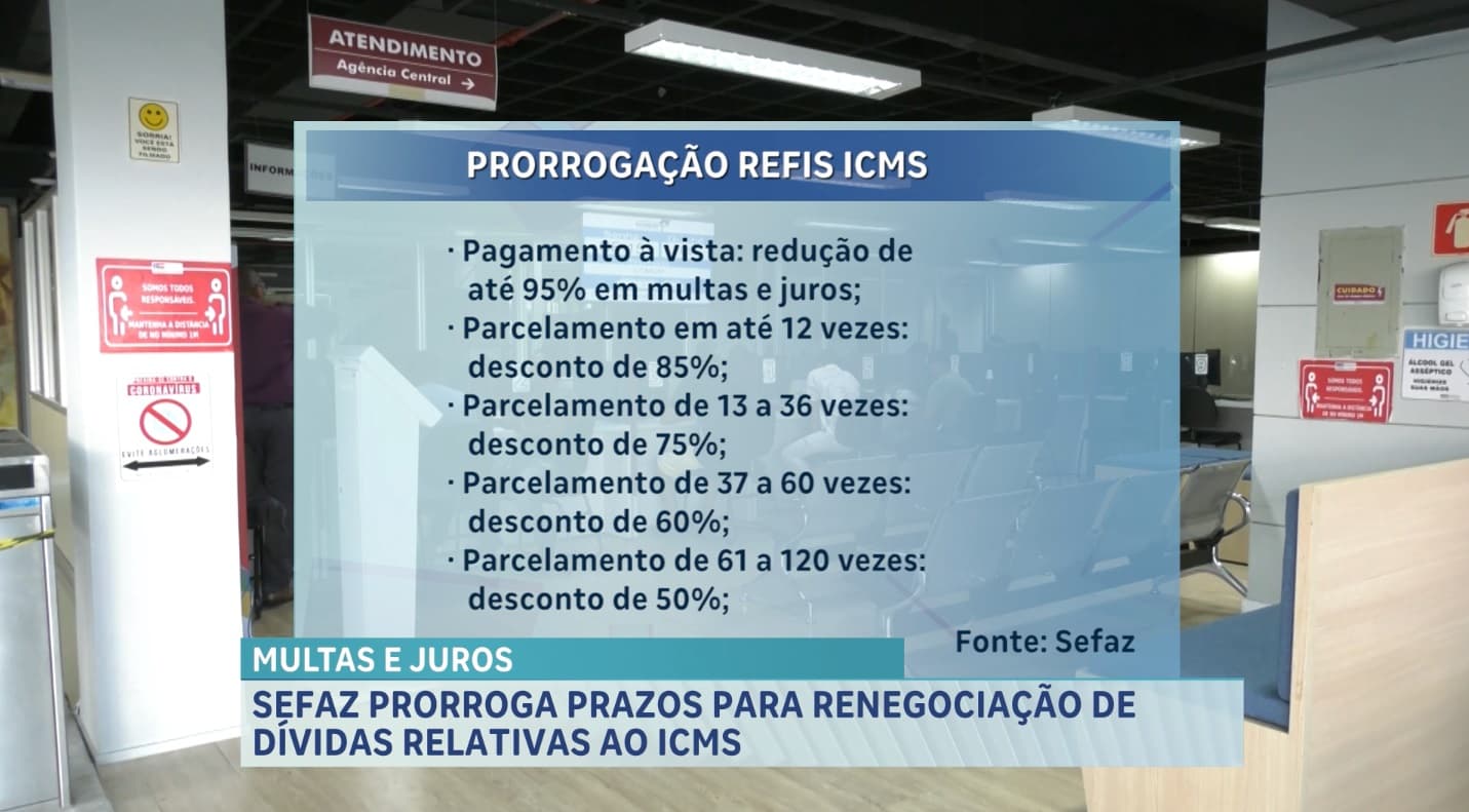 SEFAZ prorroga prazo do Refis do ICMS até 31 de janeiro