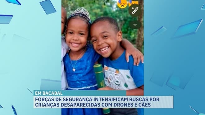 Forças-tarefa intensificam buscas no 13º dia após identificarem último rastro de crianças