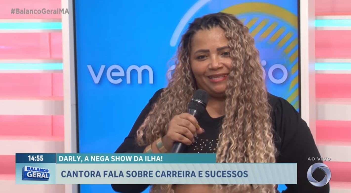 Vem Comigo: cantora Darly, a “Nega Show da Ilha”, fala sobre carreira e projetos