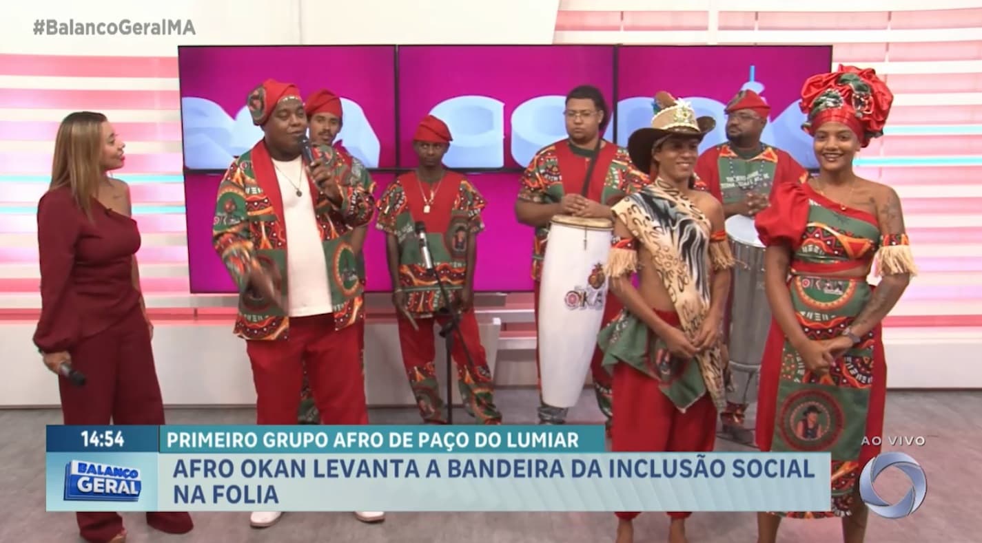 Vem Comigo: Afro Okan Lumiar, primeiro grupo afro de Paço do Lumiar, leva alegria e tradição ao Carnaval de São Luís