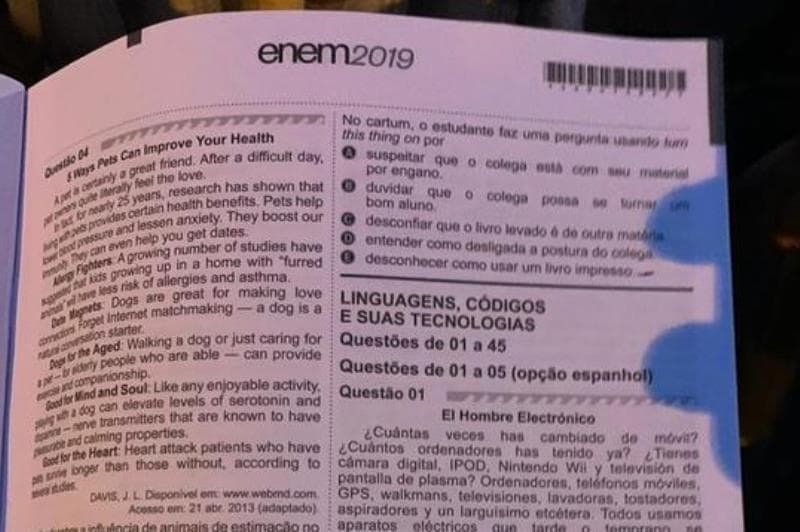 Estresse do Enem pode provocar diarreia e lapso de memória