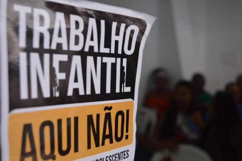 Campanha alerta para consequências do trabalho infantil