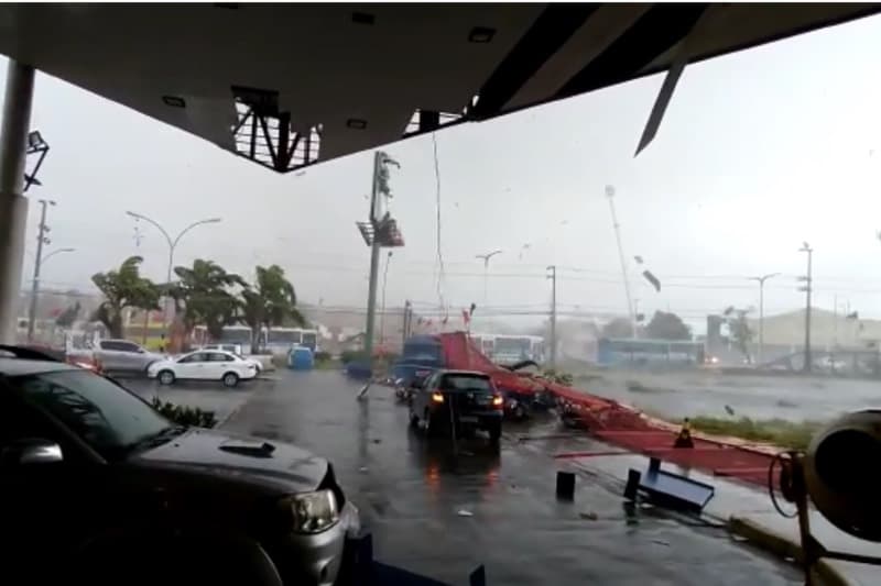 Chuva e vento causam estragos na Forquilha e Cidade Operária