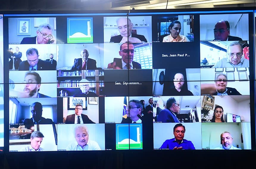 Senado instala sistema remoto com 1ª votação virtual