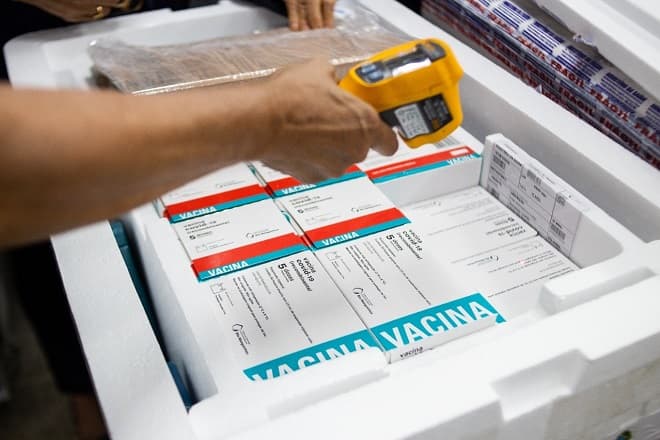 Maranhão recebe novo lote de vacinas AstraZeneca com 113 mil doses