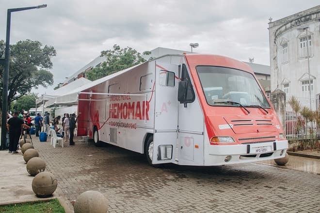 Unidade Móvel do Hemomar reqaliza coleta no Itaqui-Bacanga