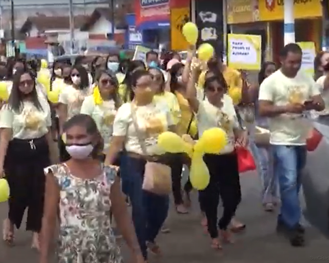 Setembro Amarelo: caminhada de prevenção do suicídio acontece em Santa Rita
