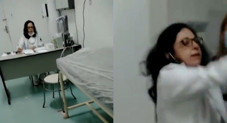Médica sem máscara ignora idosa e agride filha de paciente em SP