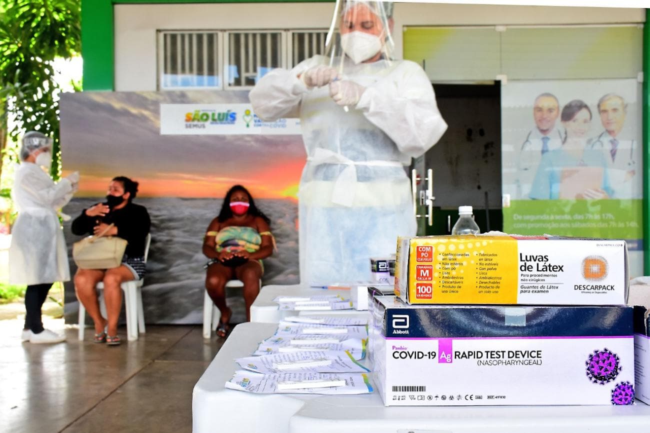 São Luís: mais de 8 mil testagens para Covid-19 já realizadas na capital