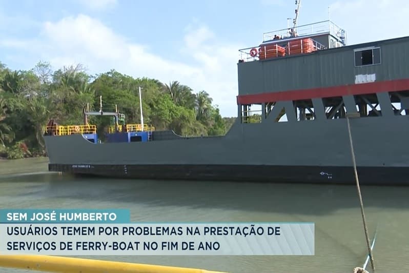 Usuários do ferryboat temem problemas no final do ano