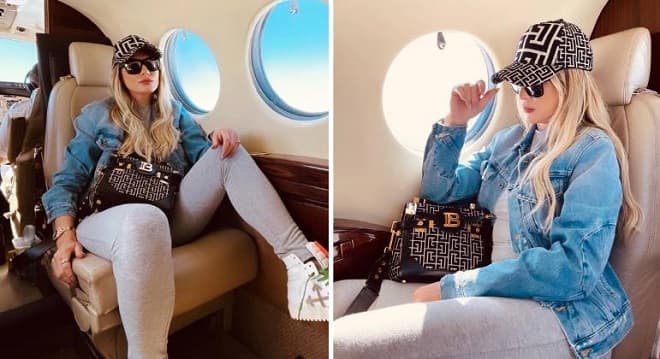 Lívia Andrade viaja com itens de luxo que somam mais de R$ 18 mil