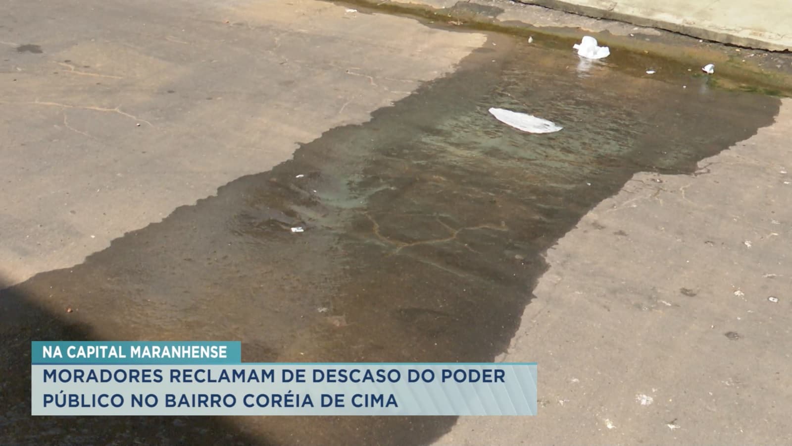 Moradores reclamam de água potável misturada com esgoto em São Luís