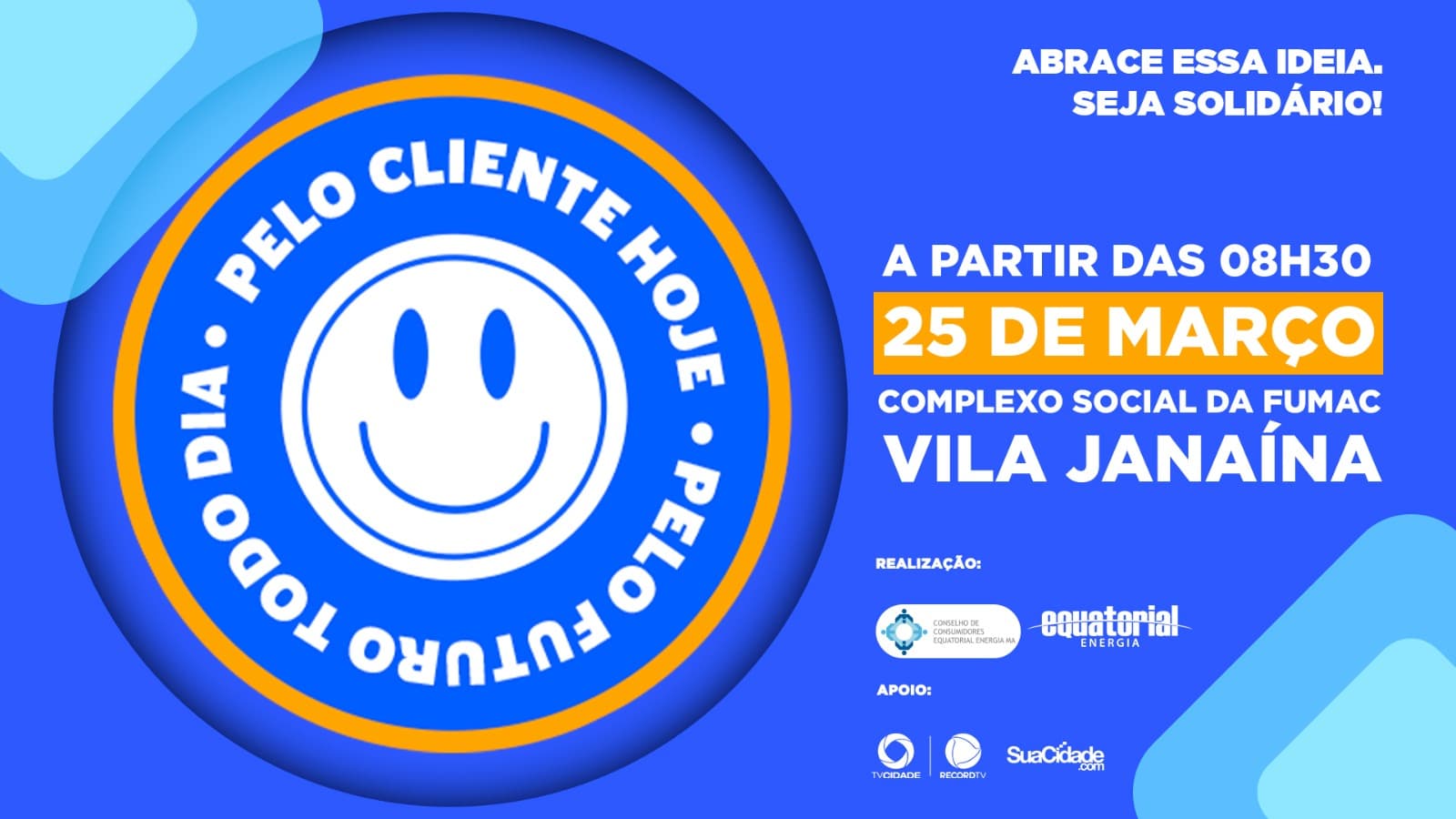 A Tv Cidade/Record Tv realiza mais um evento do Cidade Solidária.