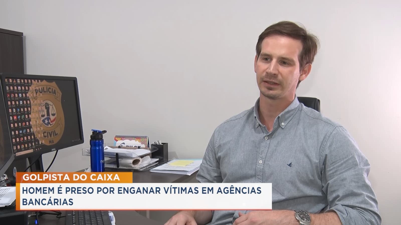 Preso investigado de praticar golpes em agências bancárias no Maranhão