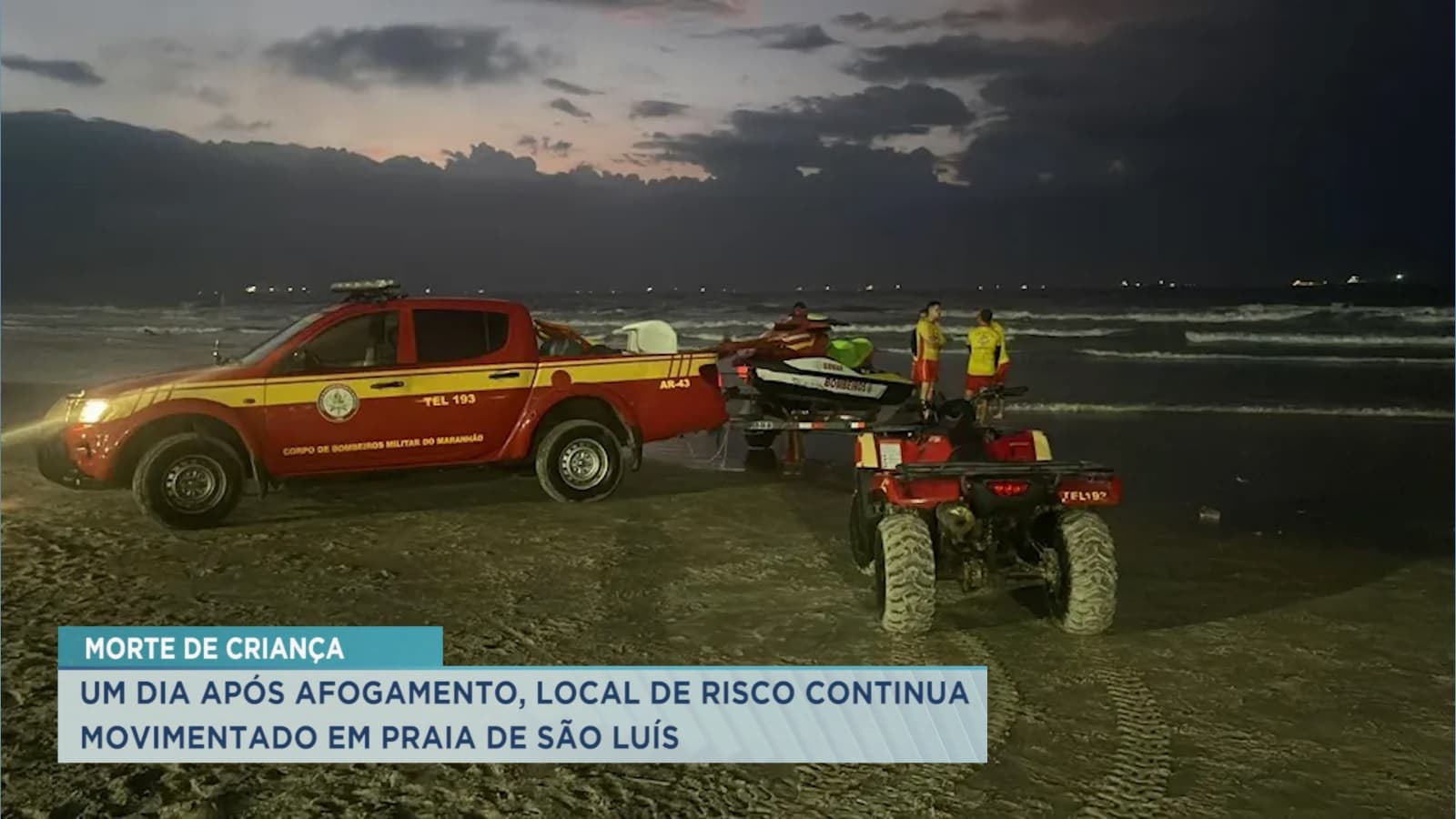 Criança de 9 anos morre afogada na Praia do Olho D’água