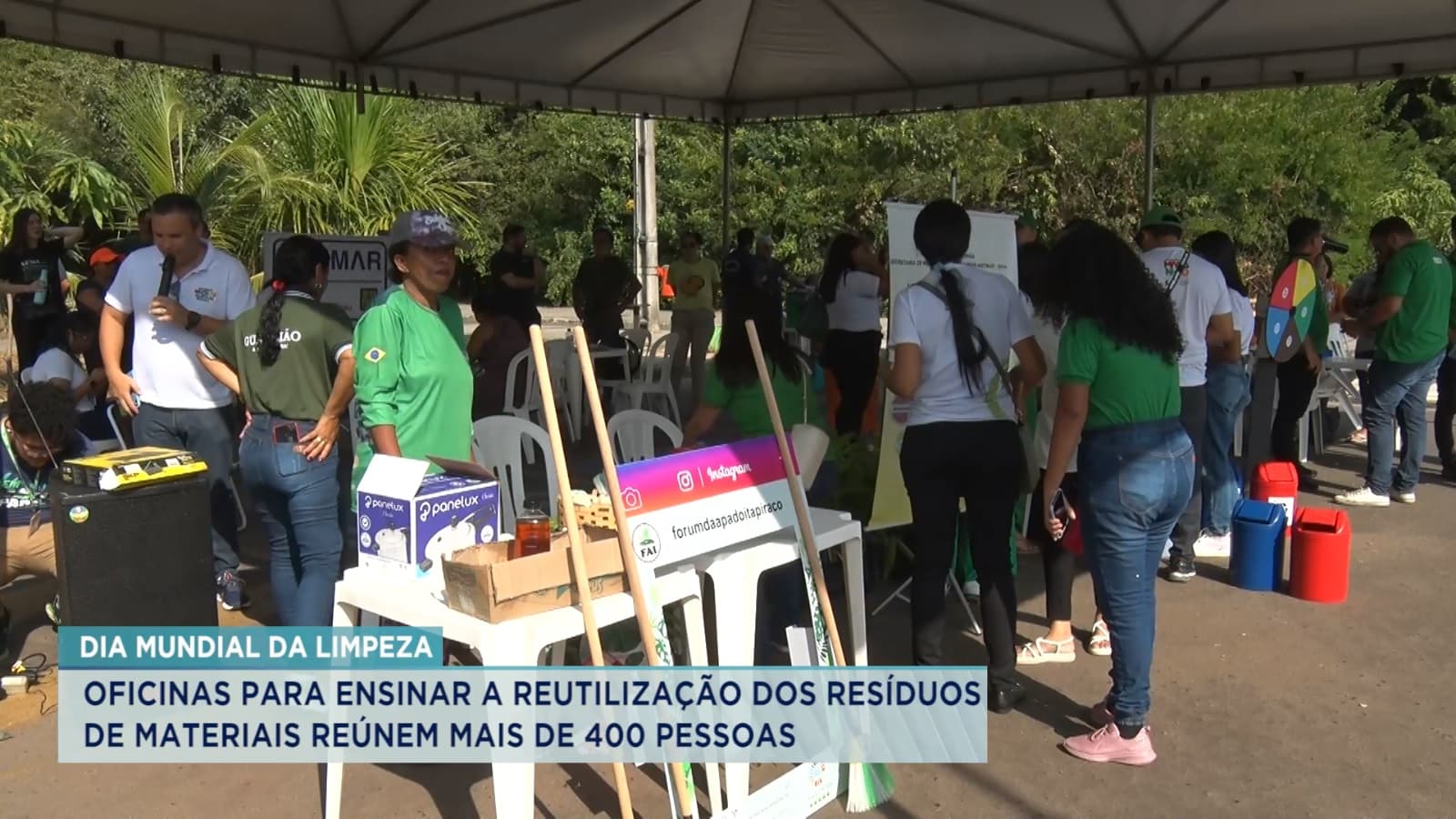 Dia da Limpeza é comemorado com ações de conscientização ambiental no Pq. do Itapiracó
