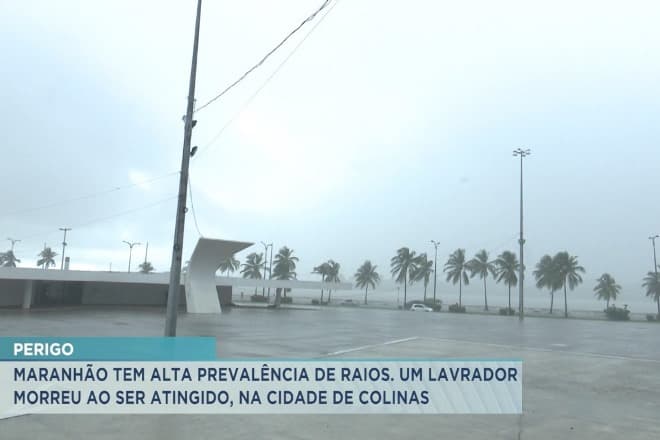 Maranhão tem alta prevalência de raios devido às fortes chuvas