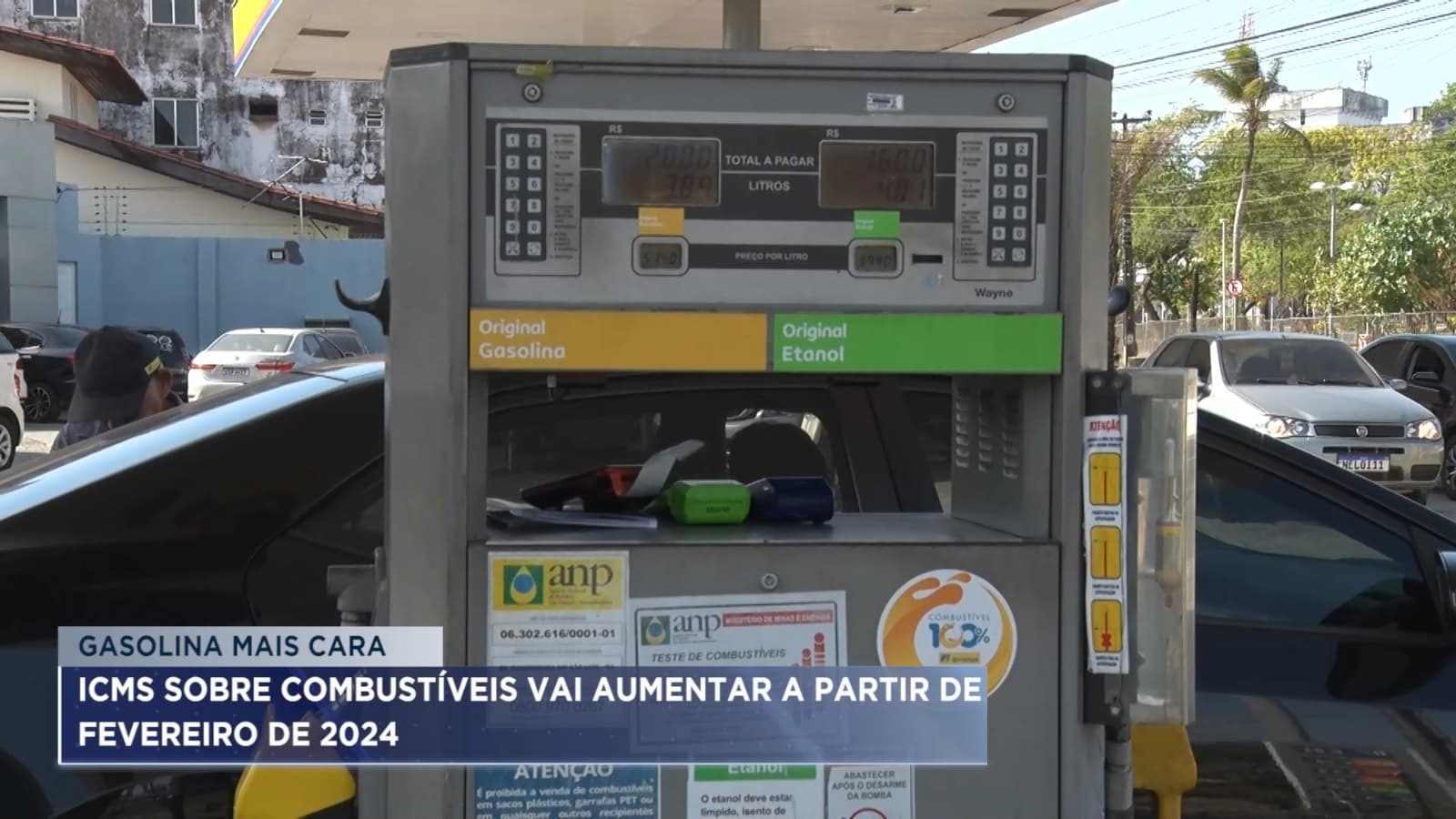 ICMS sobre combustíveis vai aumentar a partir de fevereiro de 2024
