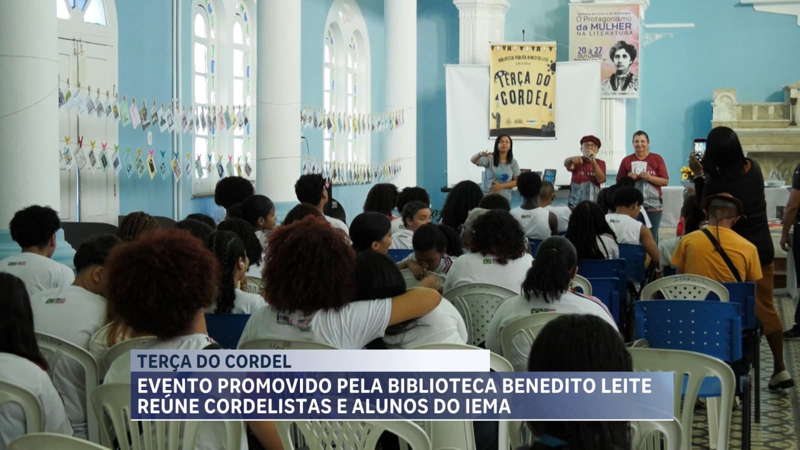 Biblioteca Benedito Leite reúne cordelistas e alunos do IEMA em São Luís