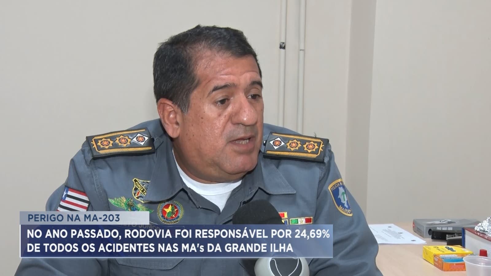 MA-203 foi responsável por 24% de todos os acidentes em MA’s da Grande Ilha