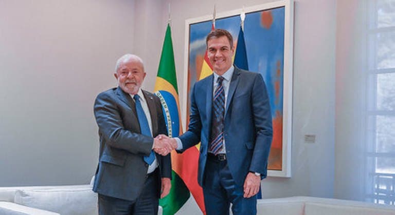 Lula conversa com primeiro-ministro da Espanha sobre meio ambiente