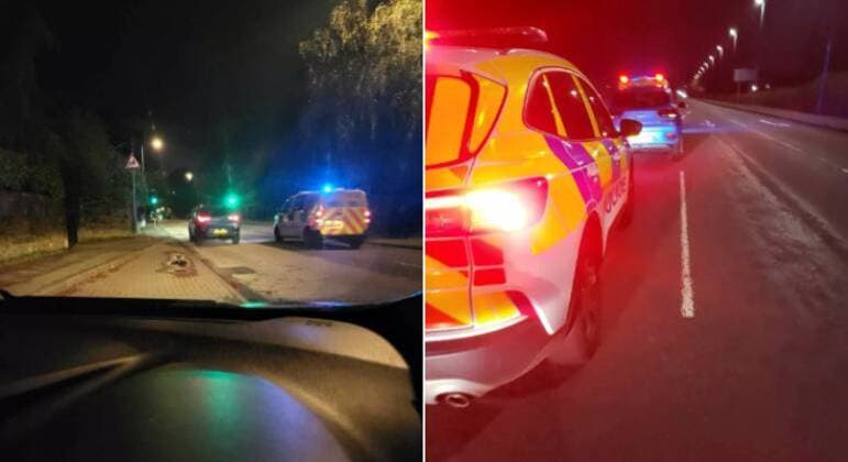 Homem é 'sequestrado' por carro elétrico e só escapa após bater em van