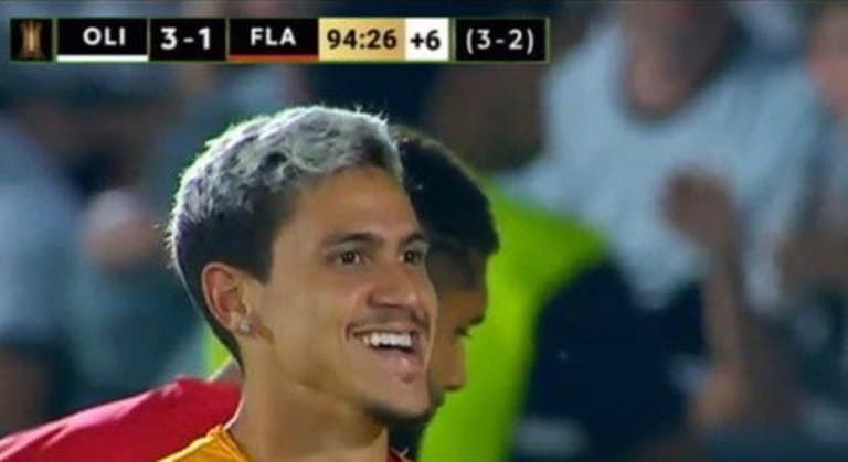 Pedro sorriu após a eliminação do Flamengo da Libertadores?