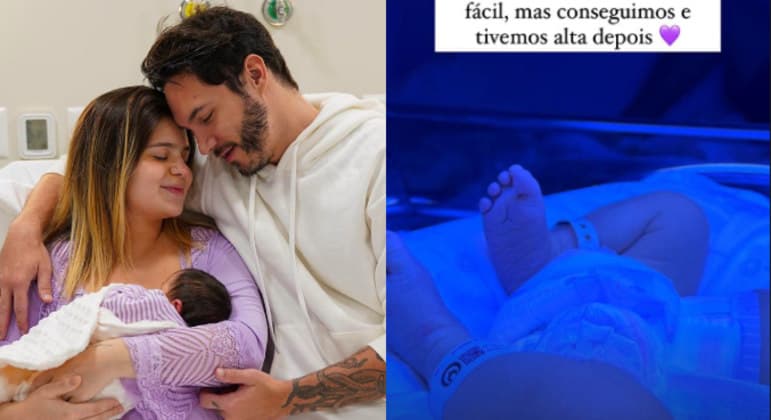 Filha de Viih Tube é diagnosticada com icterícia ao nascer