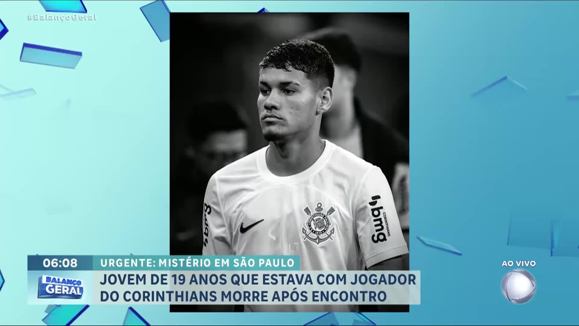 Jovem morre após encontro com jogador do sub-20 do Corinthians