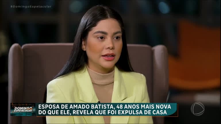 Ex-companheira de Amado Batista fala sobre fim polêmico do relacionamento