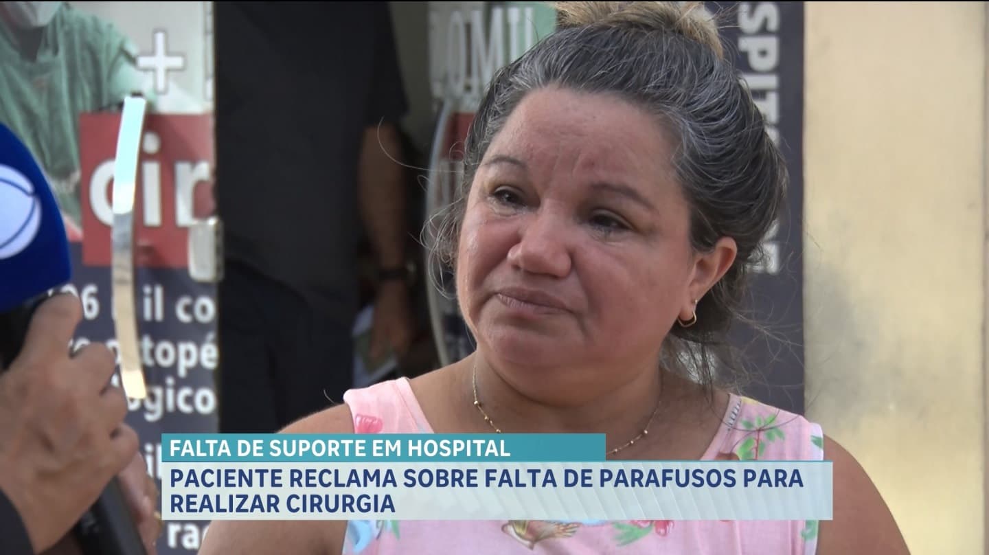 Família de paciente reclama de falta de parafuso para realizar cirurgia em hospital de SL
