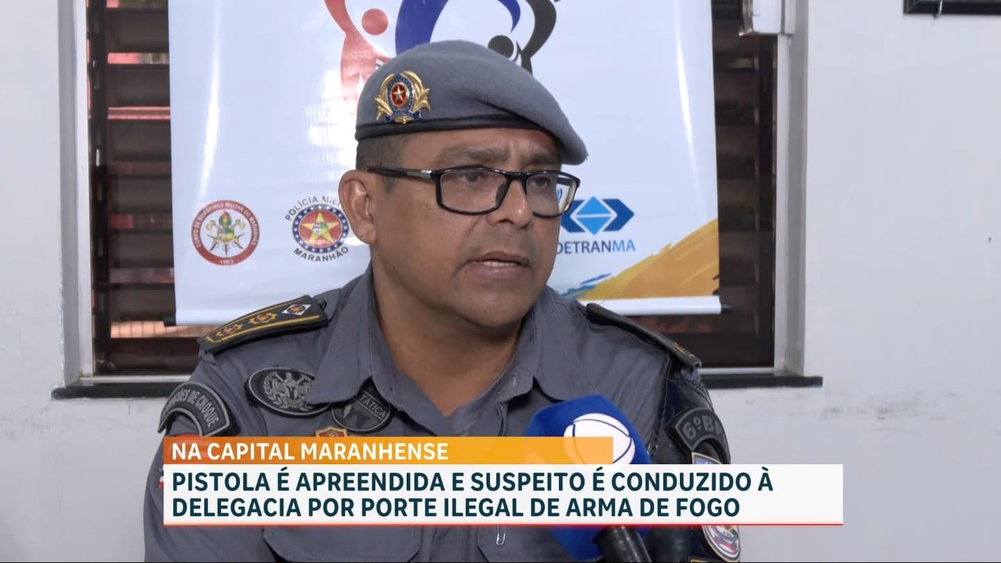 Polícia Militar apreende arma de fogo no bairro Cidade Operária
