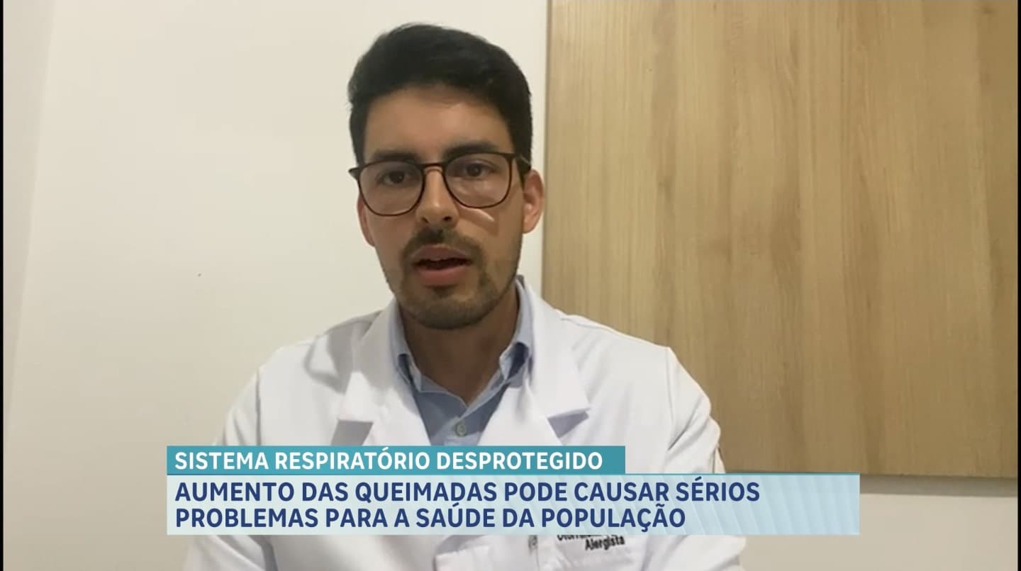 Fumaça de queimadas pode prejudicar saúde respiratória