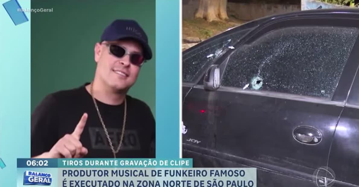 Produtor musical de funkeiro famoso é executado durante gravação de clipe