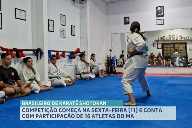 Maranhenses em competição nacional de karatê