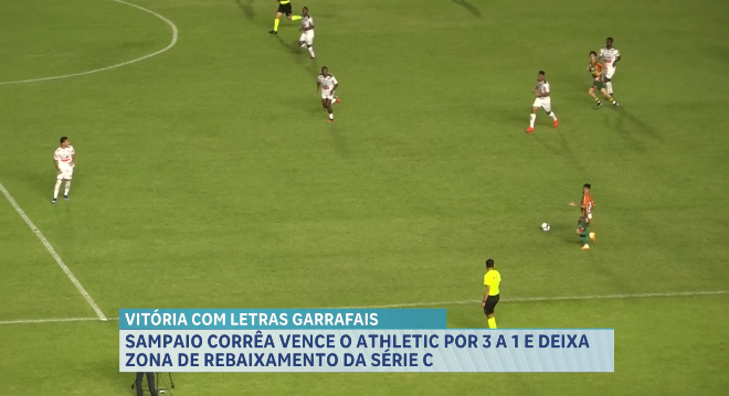 Sampaio Corrêa vence o Athletic por 3 a 1